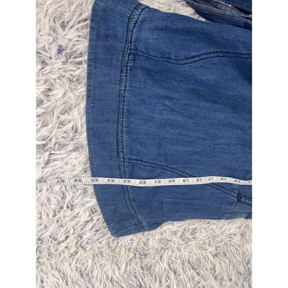 Celebrity Pink Jeans Denim Dress Womans Medium Strapless Belted Romper NWT - Picture 5 of 7